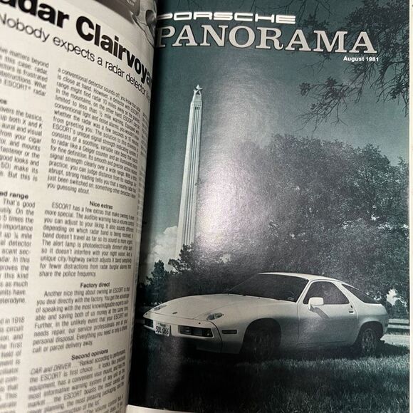 Porsche Panoramic Hardcover Bounded Magazines Vintage 1981 JULY-DEC PCA - Picture 8 of 11